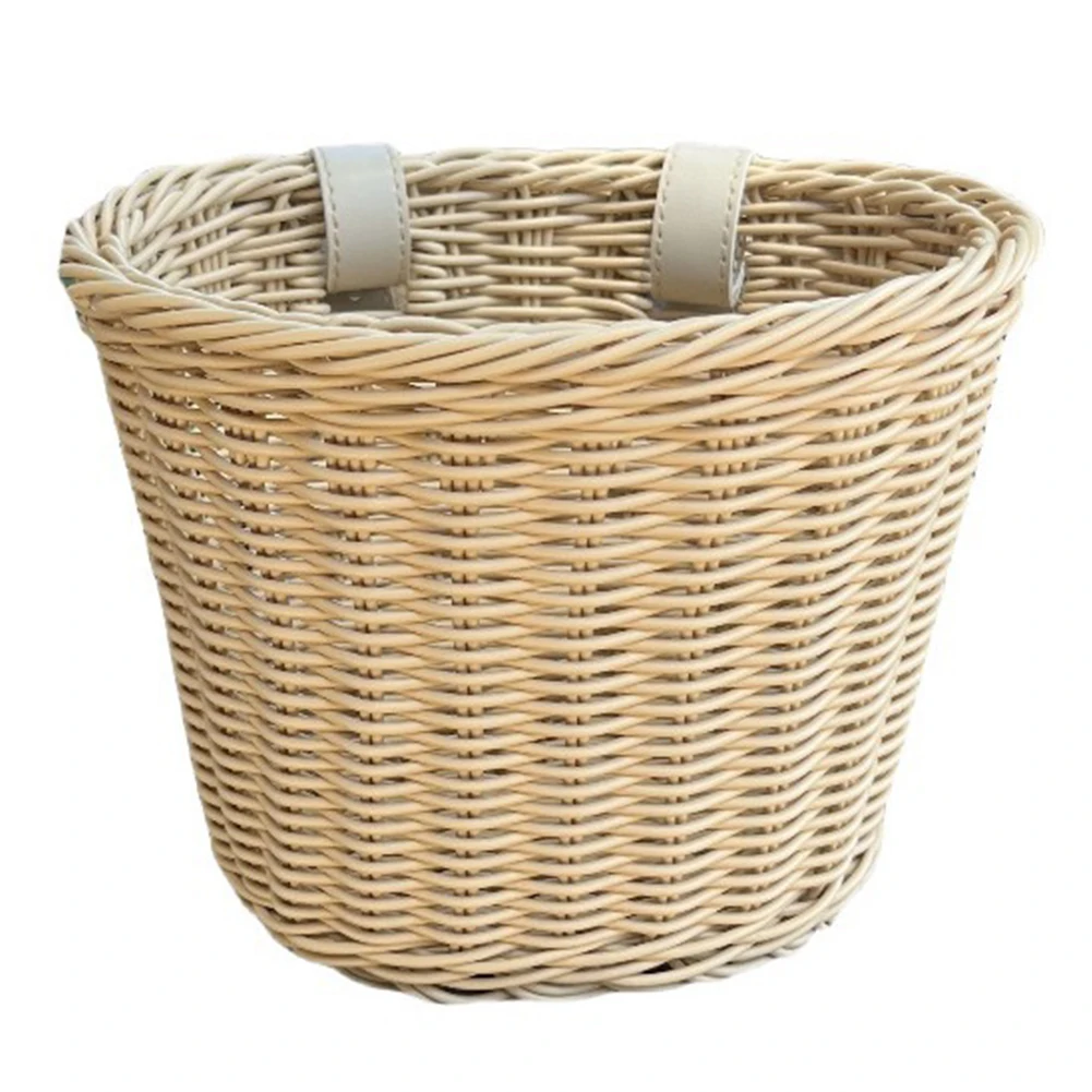 Rotan fietsmand Verstelbaar stuur aan de voorkant Fietsmand Vintage traditionele fietsmand voor kinderen Kinderfiets