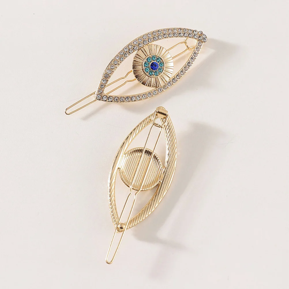 2 ชิ้น Hairpin Evil Eye Claw คลิปสาวแปลกใหม่ Pins Hairpins สวยสําหรับผู้หญิงฮาโลวีน