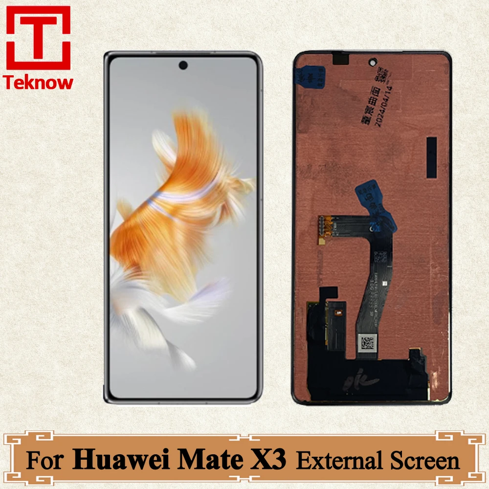 Original For Huawei Mate X3 External Screen ALT-AL00  ALT-L29 Display Digital Assembly For Huawei Mate X3 Small LCD Replace