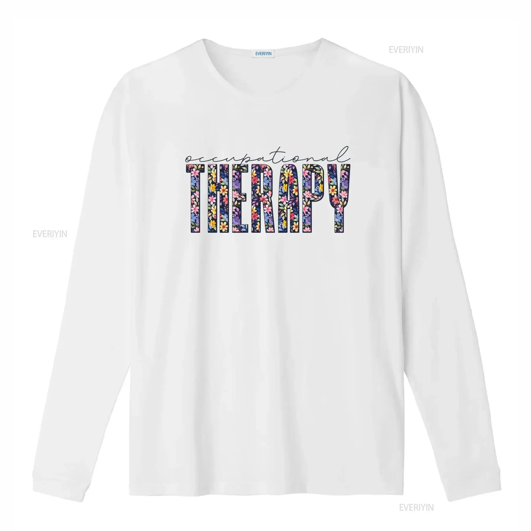 Occupational Therapy T Shirt Floral Ot Graduation Pediatric Team Squad Crew Therapist Assistant Student vintage Washed