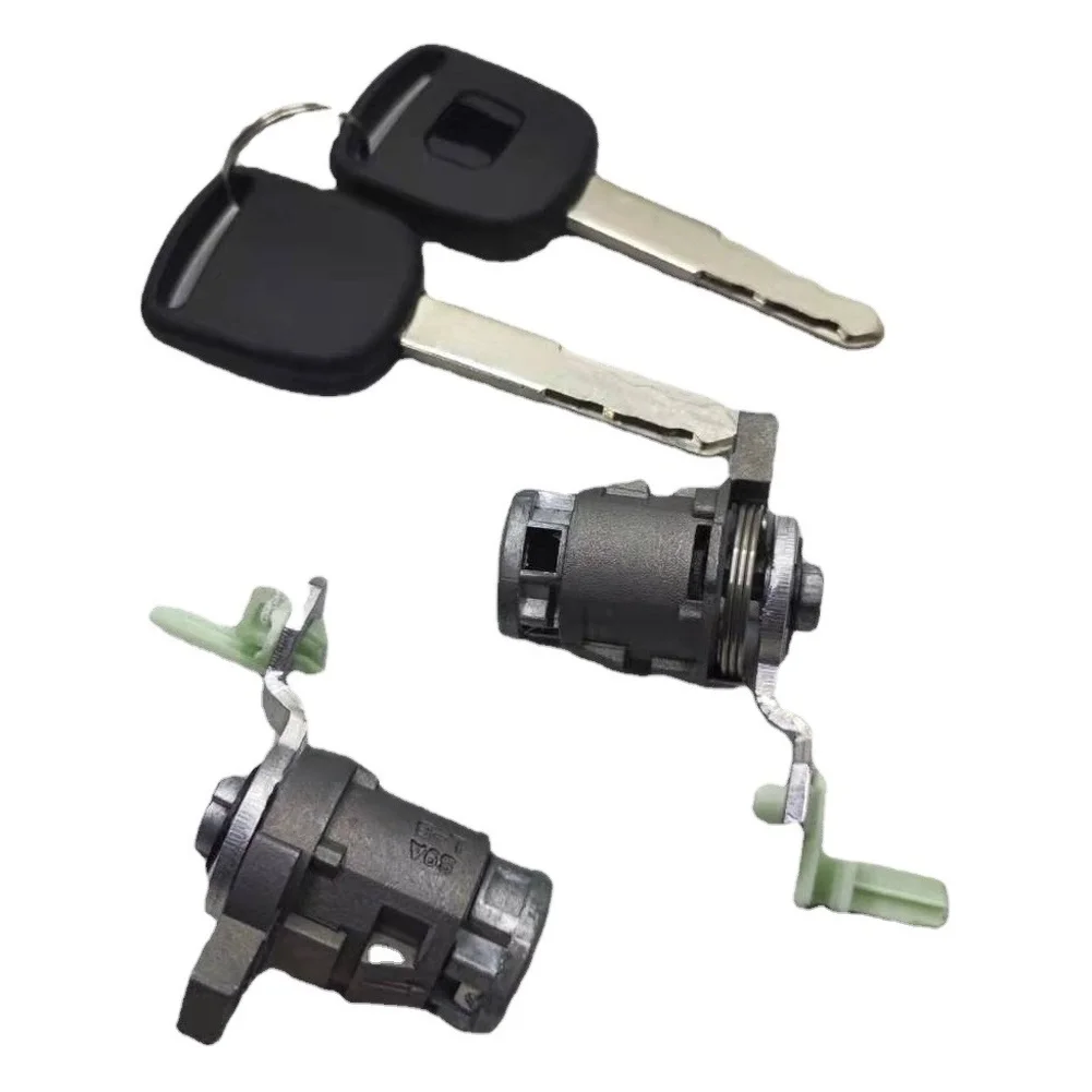 Lock Cylinder for Honda For CRV Civic Door Replacement Compatible with OEM 72185 S9A M01 Zinc Alloy Construction Two Units