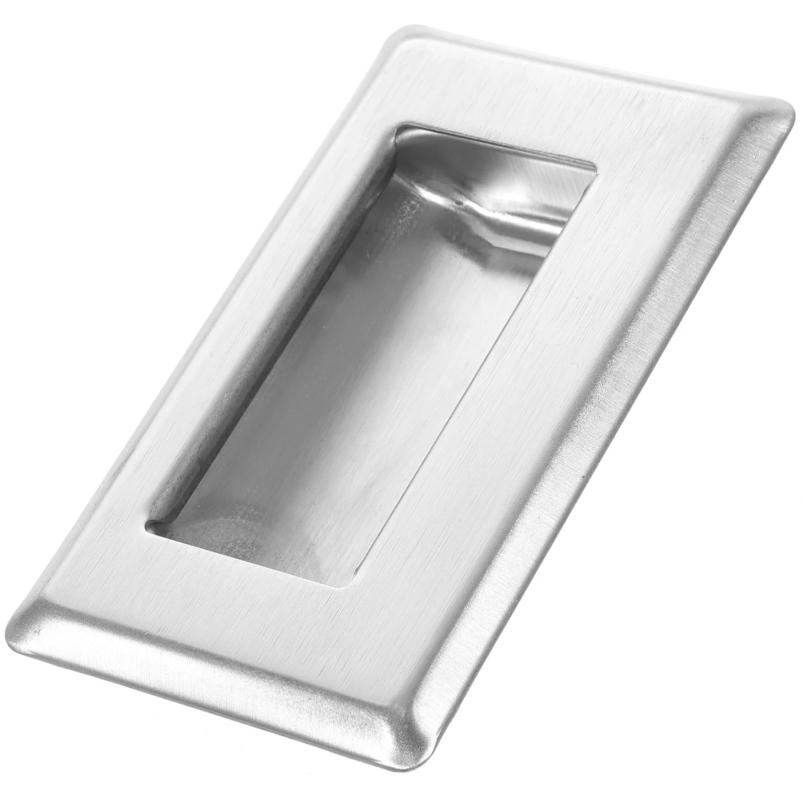 

Stainless Steel Cabinet Handles Concealed Door Pulls Recessed Furniture Grips Barn Sliding Kitchen Durable Non Deform Easy