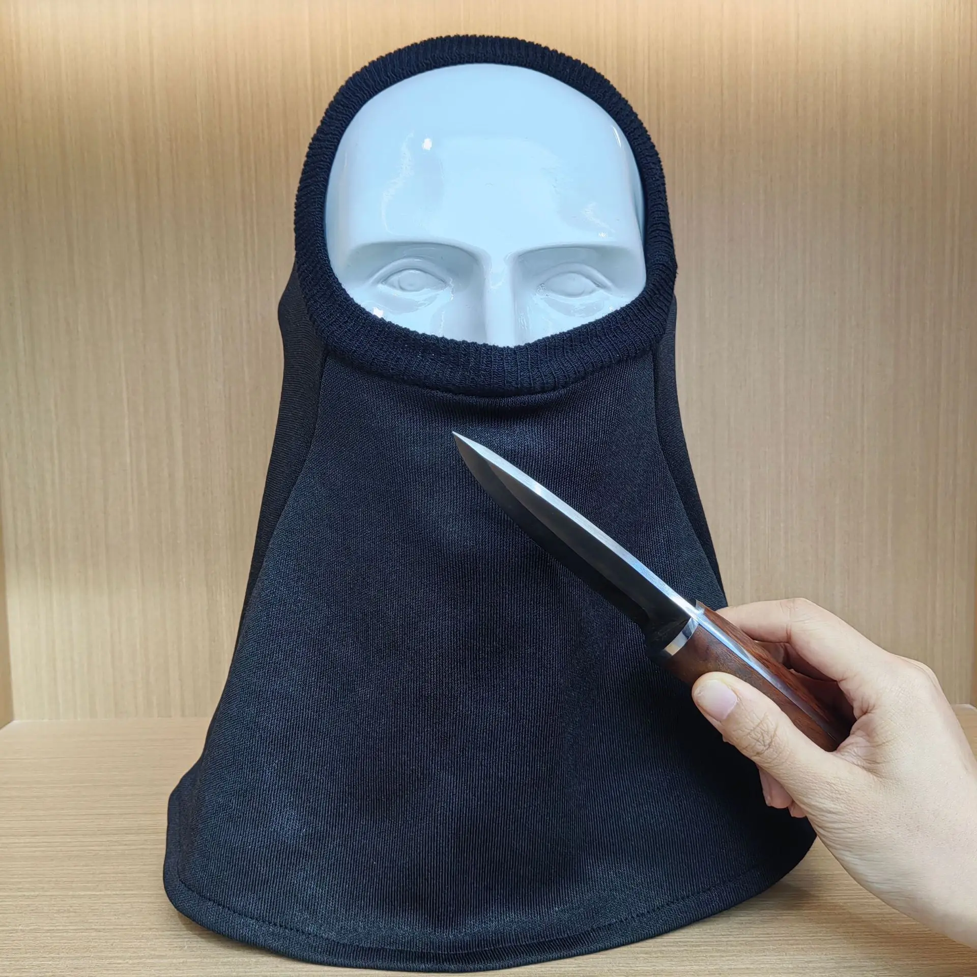 Level 5 Anti-Cut Resistant Balaclava Hood Slash Proof Face Mask for Neck & Head Protection Safety Gear Middle East