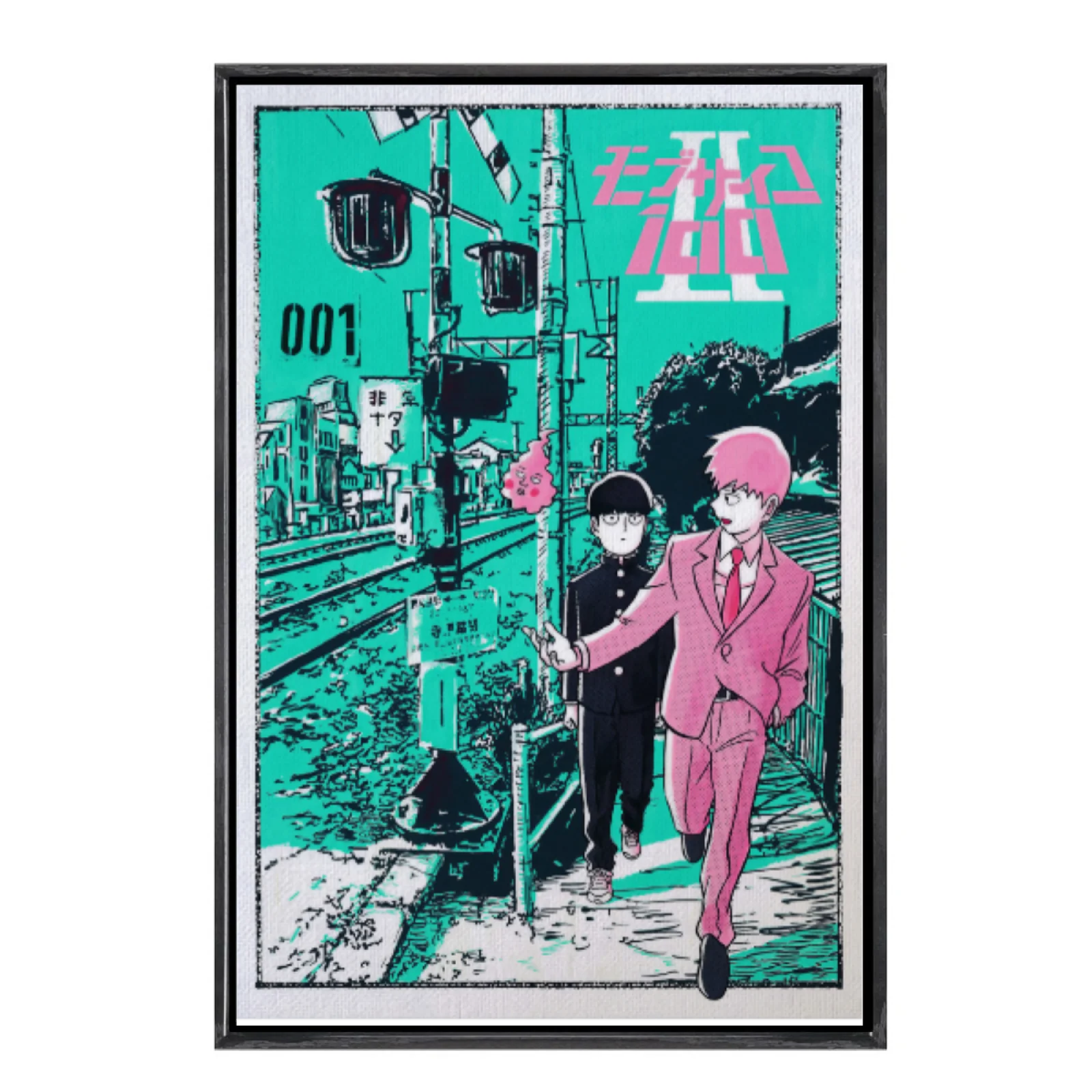 

Japanese Manga Multi-Size Canvas Poster Double Framed Wall Art,Mob Psycho 100 Home Decor