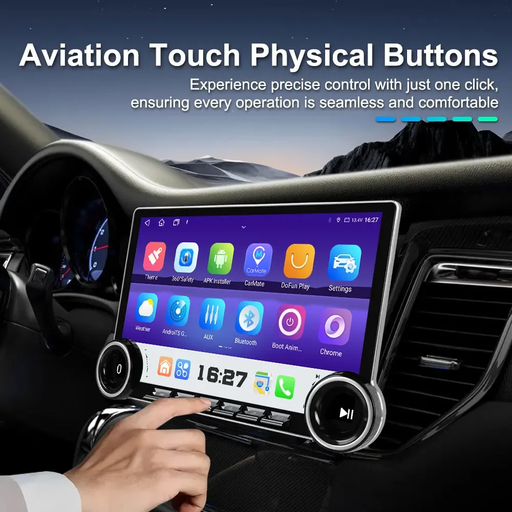 شاشة 11.8 بوصة 4 8 Core 8+128G Diamond 2k Qled Series Android Universal