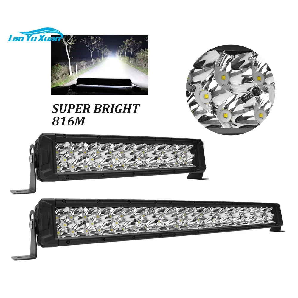 

Dual Row Spot Driving Beam Light Bar Truck 4WD 4X4 Ledbar Offroad for Jeep for Toyota