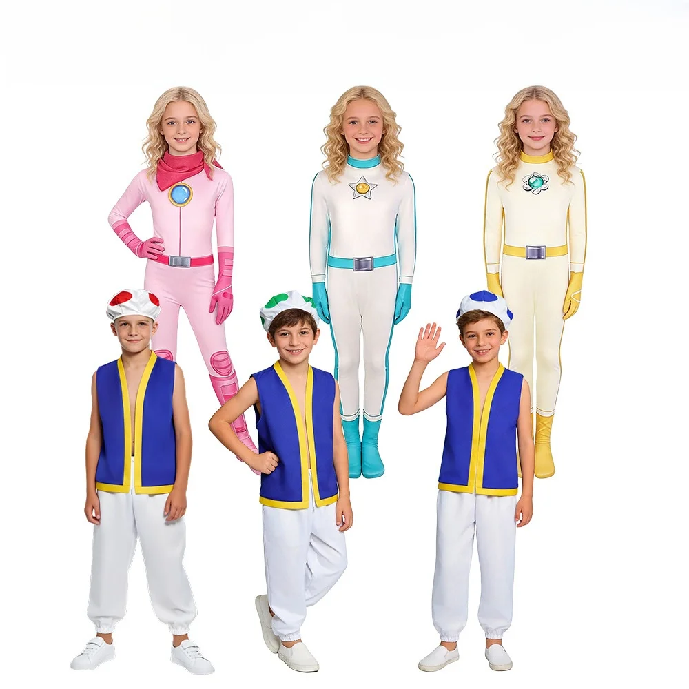 

Halloween Performance Mushroom People Costume Party Theme Parent Child Cosplay Suit in China Made Ladies Ethnic Stage Wear