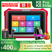 2025 Newest KINGBOLEN K8 PRO K8 Elite Car diagnostic Tool Online ECU Coding 34 Reset Bi-directional Auto Scanner Lifetime free