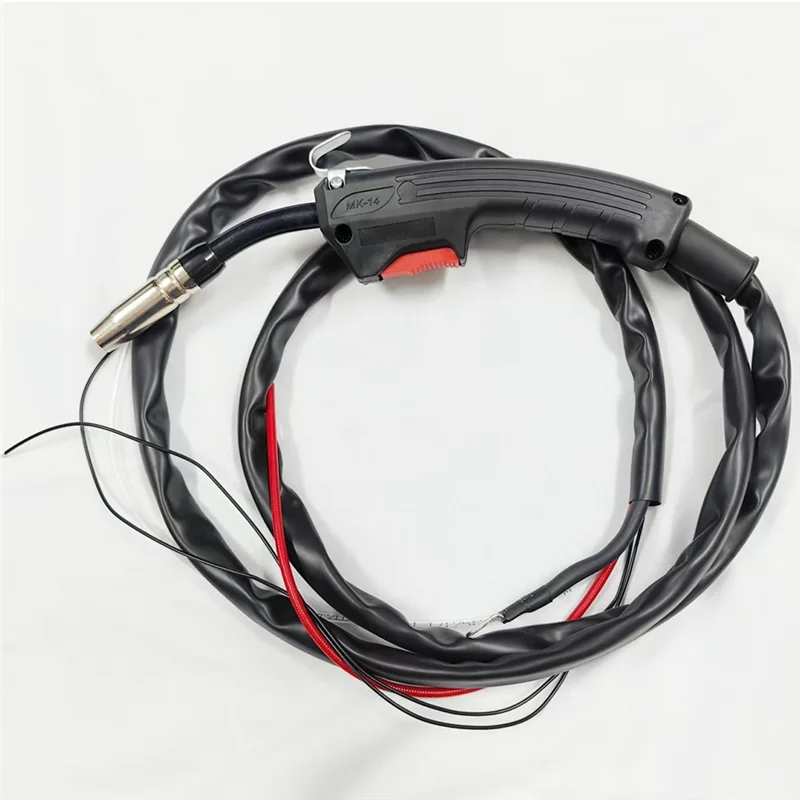 【البيع الساخن!】مجموعة مسدس اللحام مجموعة مسدس لحام واقية من غاز ثاني أكسيد الكربون 14AK MB14 MIG130 0.8- 1.2 مم شعلة 2 متر مناسبة لحام ثاني أكسيد الكربون