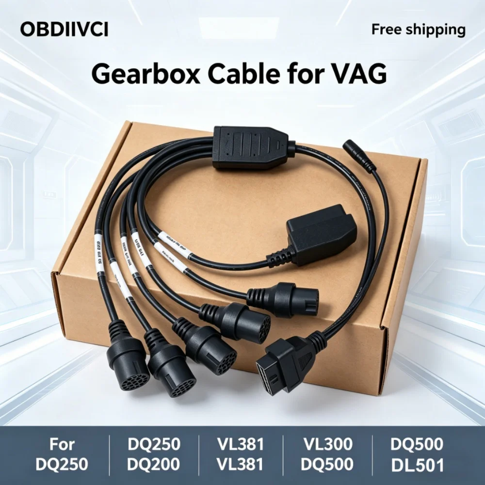 Gear Box Adapter Cables For VAG OBD2 Converter Cable For DQ250 DQ200 VL381 VL300 DQ500 DL501 Car Diagnostic Tools