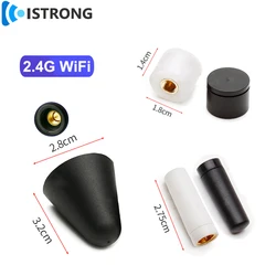 Mini 2.4G WiFi Omni Antenna 2400-2500M Amplifier Bluetooth ZigBee Signal Booster SMA Male for Wireless Network Card Router Modem