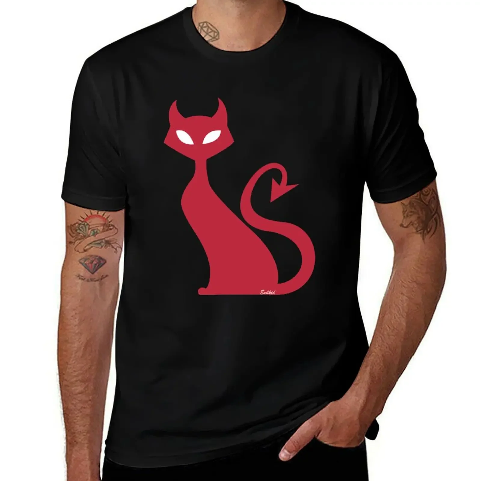 

Hellcat T-Shirt customs design your own graphic t shirts luxury t-shirt vintage graphic tee plain white t shirts men