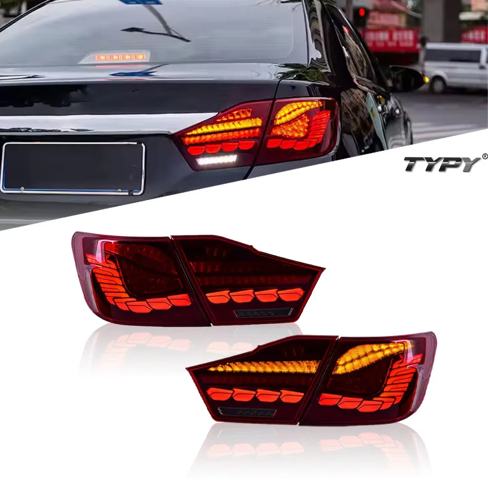 

TYPY Car Styling TailLamp Assembly For Toyota Camry LED Taillight 2012-2014 Upgrade to NEW Camry Dynamic Turn Signal Taillight