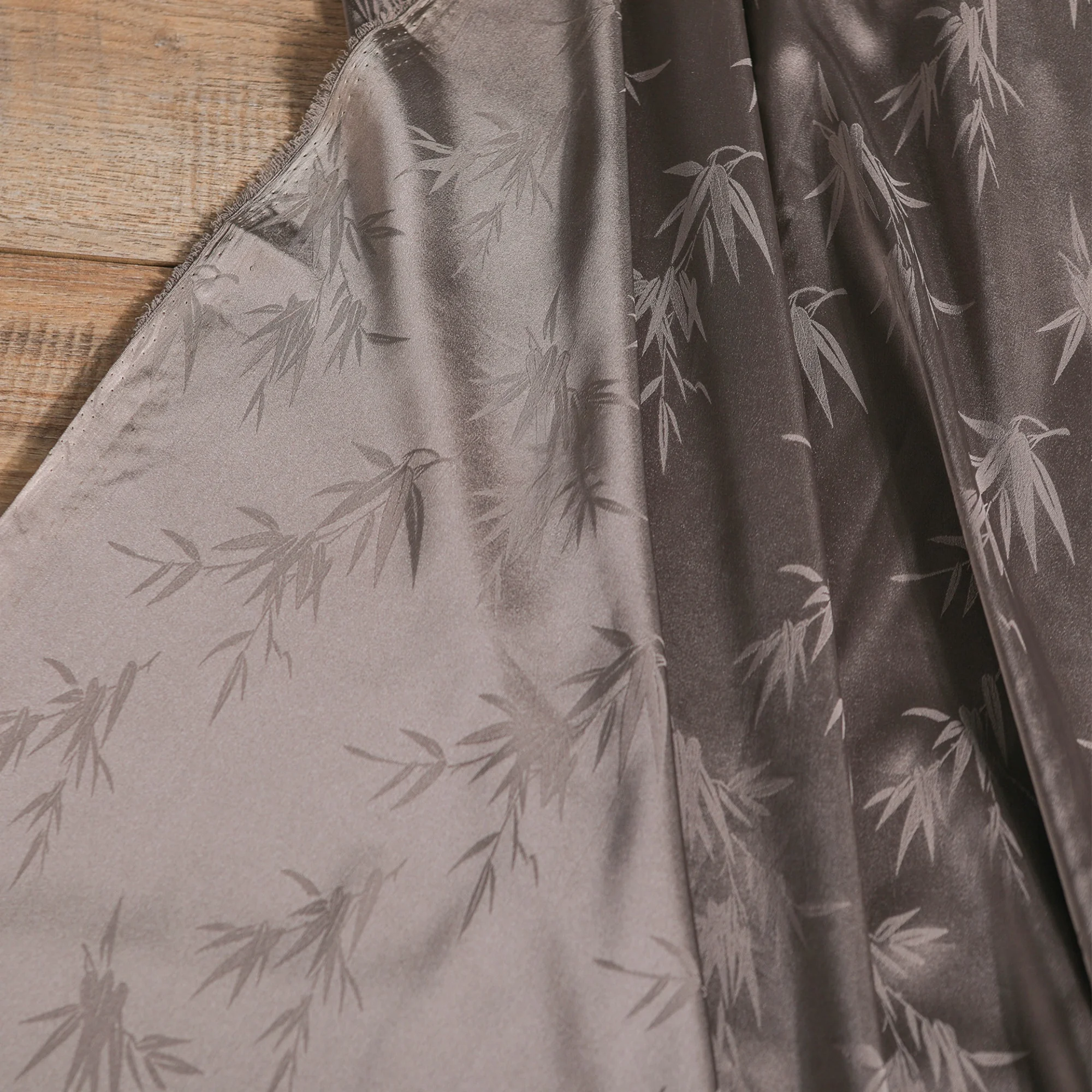 1 meter bamboeblad jacquard ac - Home Textiles Importers In Usa recensie en prijs