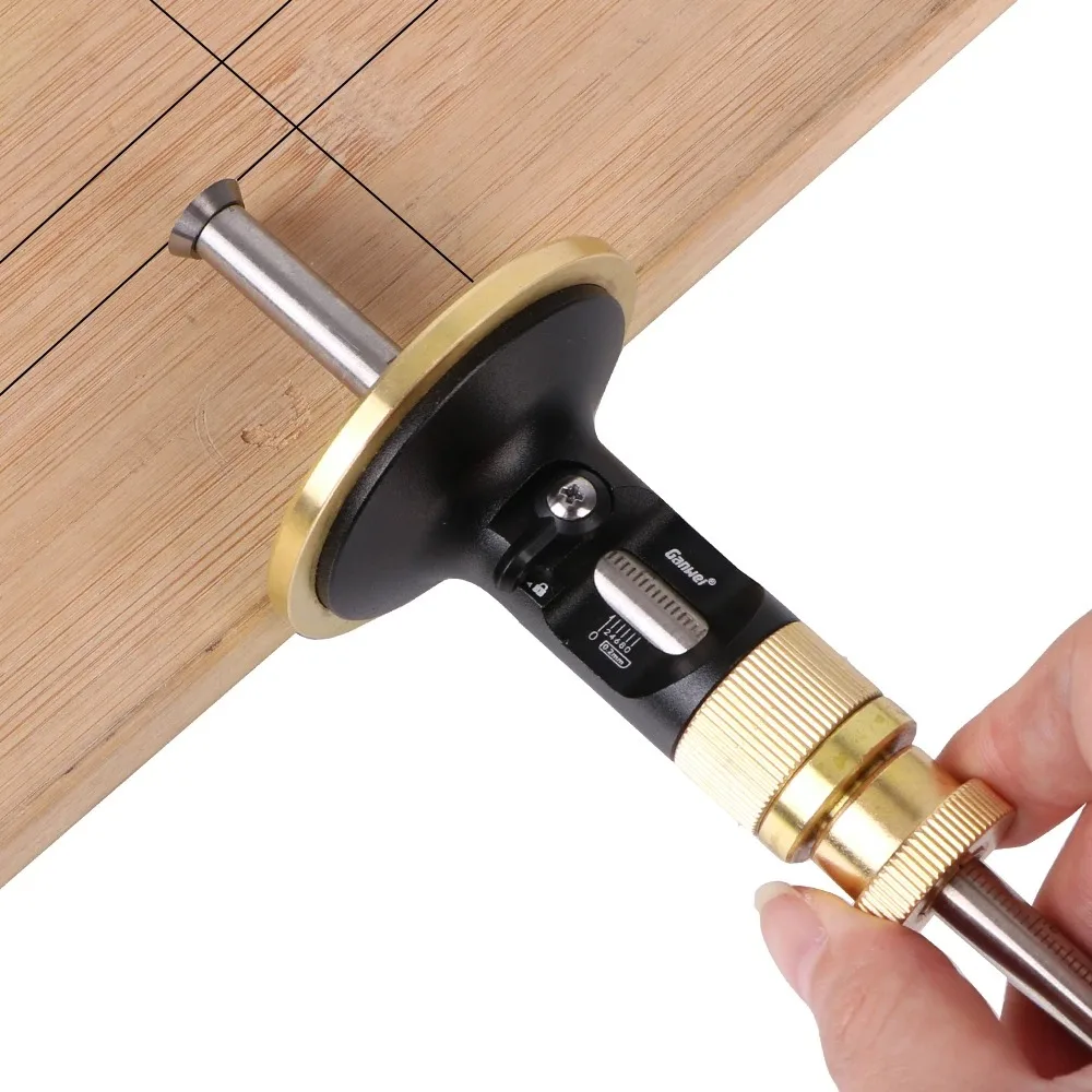 Woodworking European Style Scriber High Precision Blade Scribing Tools Carpentry Parallel Line Drawing Mortise Marking Gauge