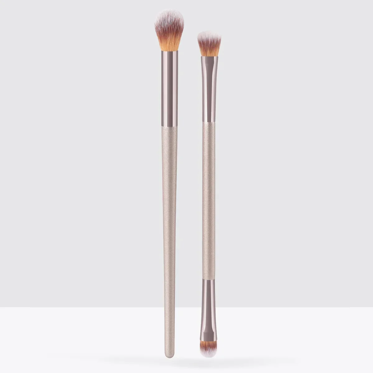 2Pcs Makeup Brushes Professional Nose Shadow Highlighting Brush Face Cosmetics Eye Shadow Brushes Beauty Tools