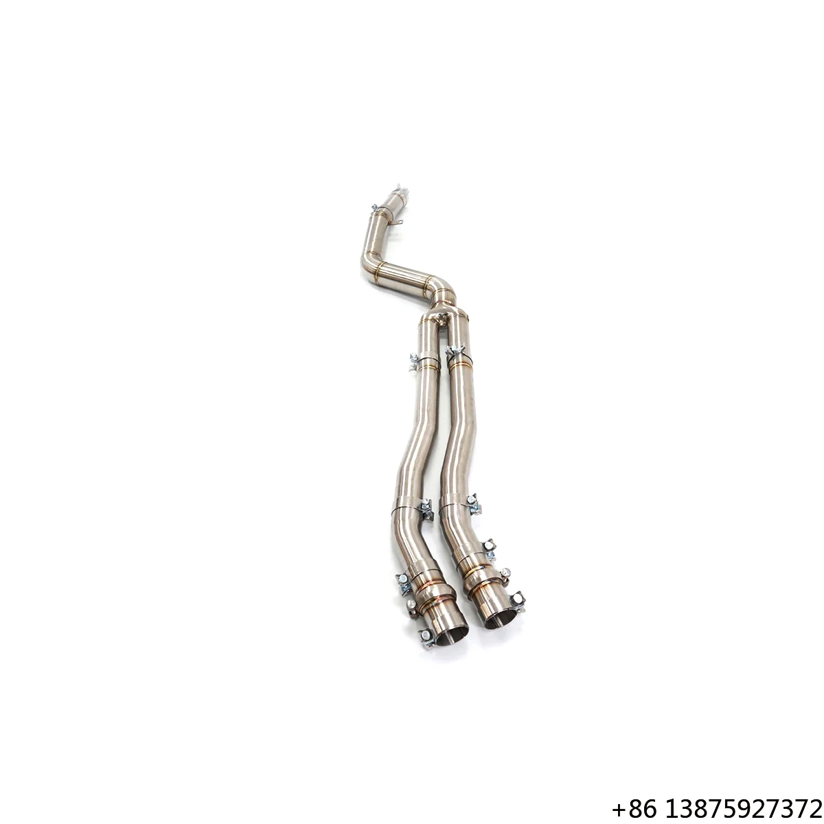 

Ecnal for 2018-2023 G01 G02 X3 X4 M40i B58 3.0T 89mm Stainless Steel Exhaust Midpipe Exhaust Pipe for Cars