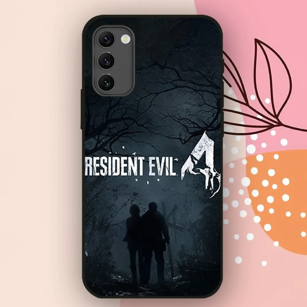 R-Capa de telefone Resident Evil 4 para Samsung Galaxy, jogo de sobrevivência, Shell, A20, A11, A10, A52, A02, A50