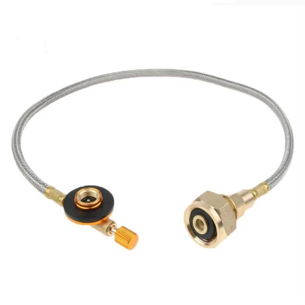 

Gas Tank Inflation Valve Metal Self-Closing Connector Safe Stove Refill Adapter Camping Outdoor Flat Gas Tank Conversion Joint