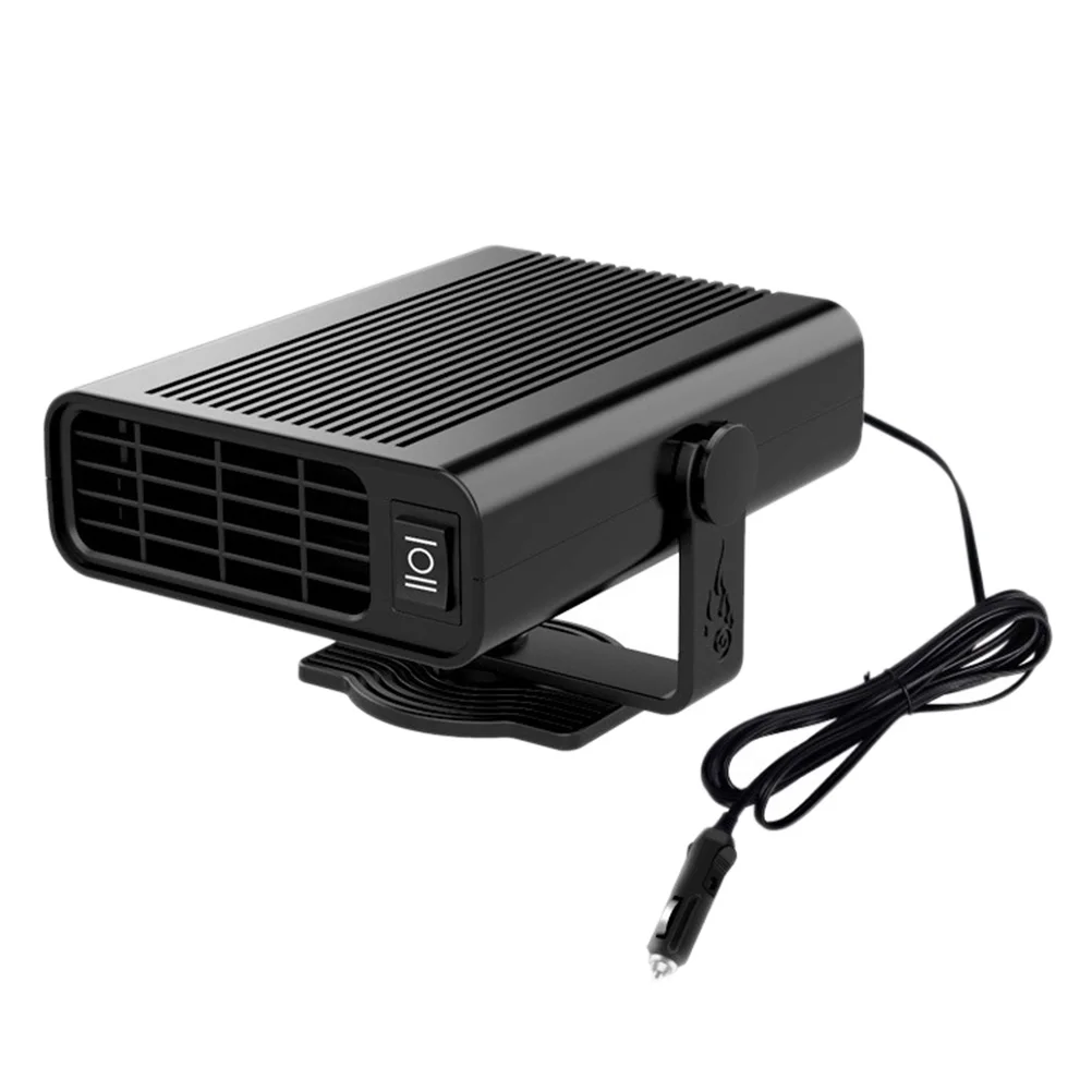 

Portable Car Heater Defroster Fan ABS Material Quick Demist Deice Vehicle Warmer Compact Easy Use Car Defogger Hot-air