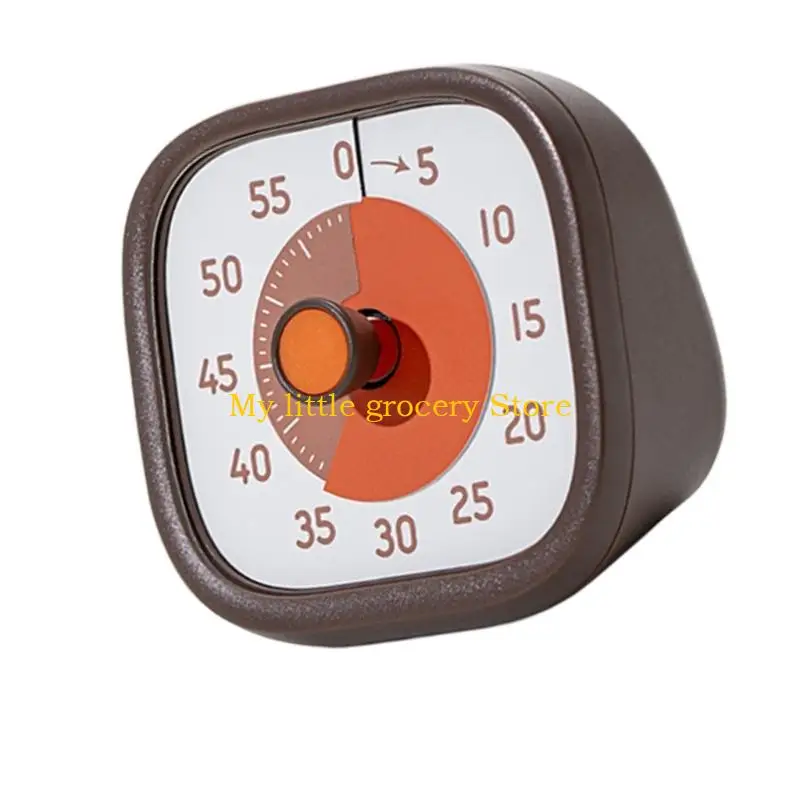 D5BD Kitchen Timer Convenient 60-Minutes Visual Timer Time Management Tool for Teaching Working Meeting Use