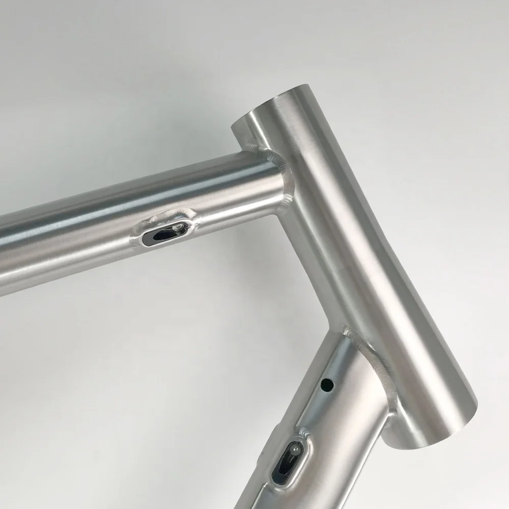 Top Sales Titanium Aero Road Bike Frame With Internal Cable Routing ,di2 Derailleur Include