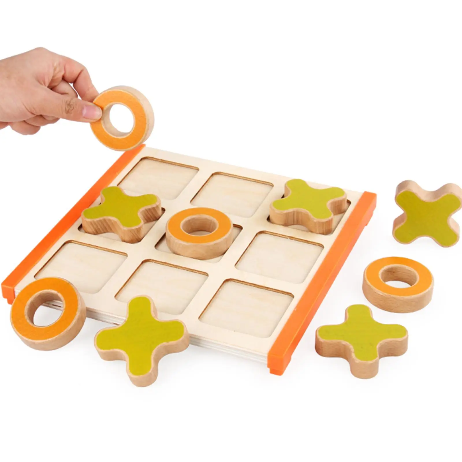 Tic TAC Toe Game Xoxo Classic Montessori para juego de mesa salón adultos