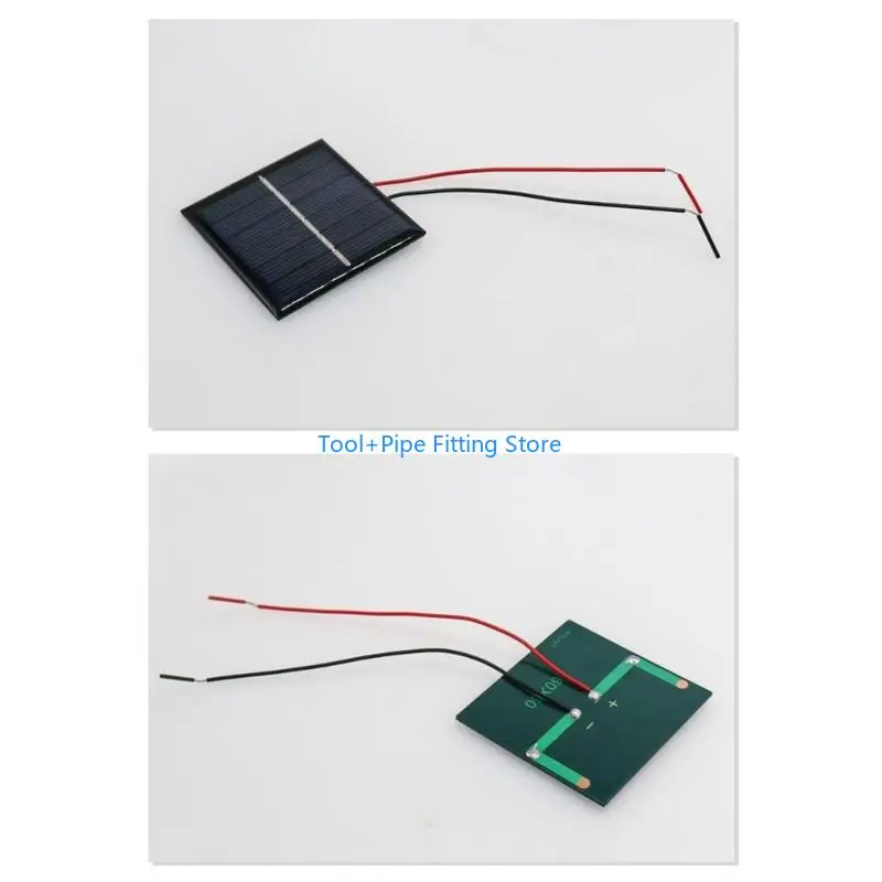 F92B Outdoor Solar Battery Charging Panel 2-3V 100mA Small Cell Module Polysilicon Board Portable Solar Plate Enduring