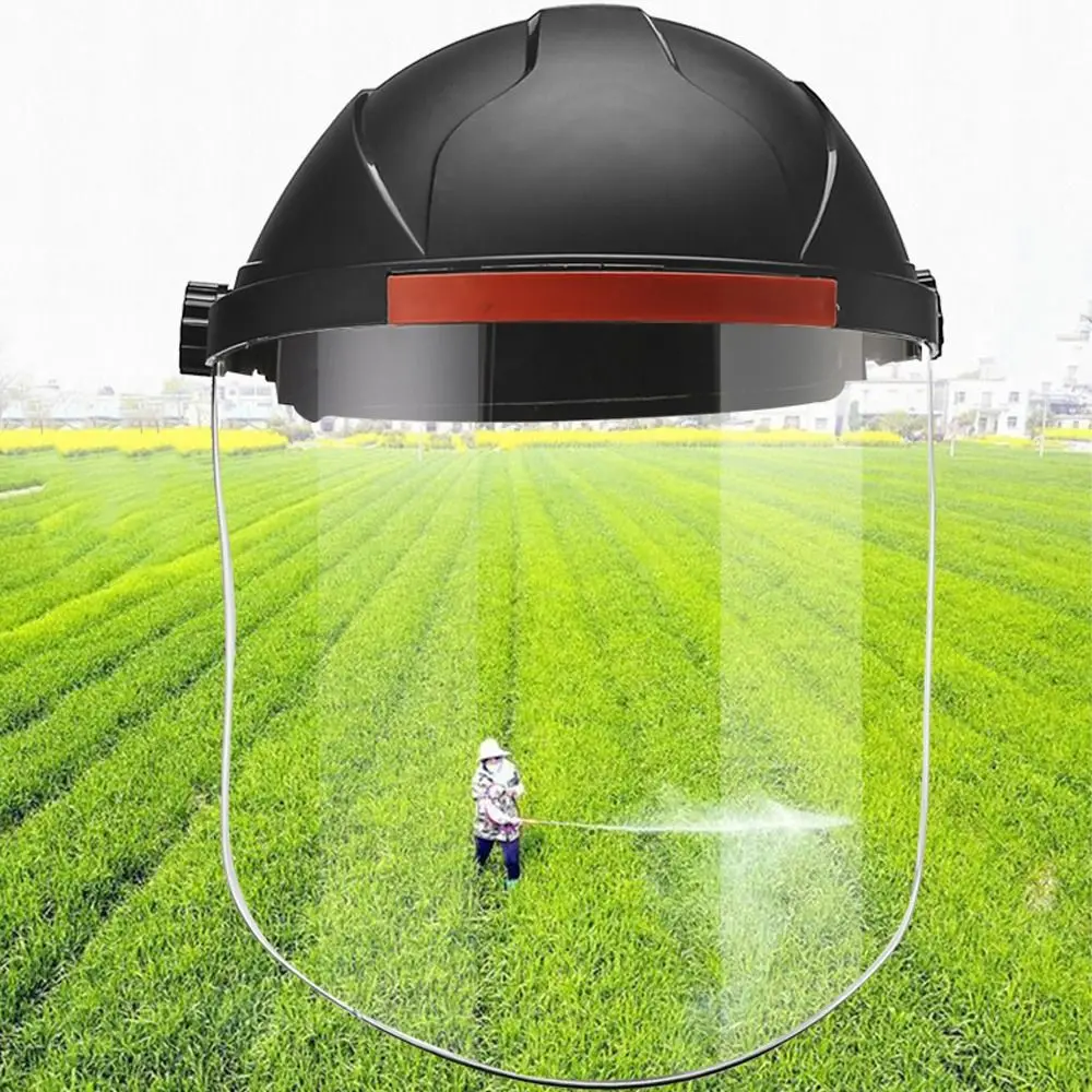 PC Plastic Welding Protective Mask Transparent Anti Splash Protective Face Cover Full Protection Anti-shock Face Mask