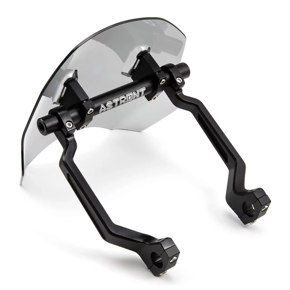 Universal Motorcycle 22-28mm Headlight Windshield Wind Deflector Windscreen Fairing For Bmw KAWASAKI YAMAHA HONDA SUZUKI Harley