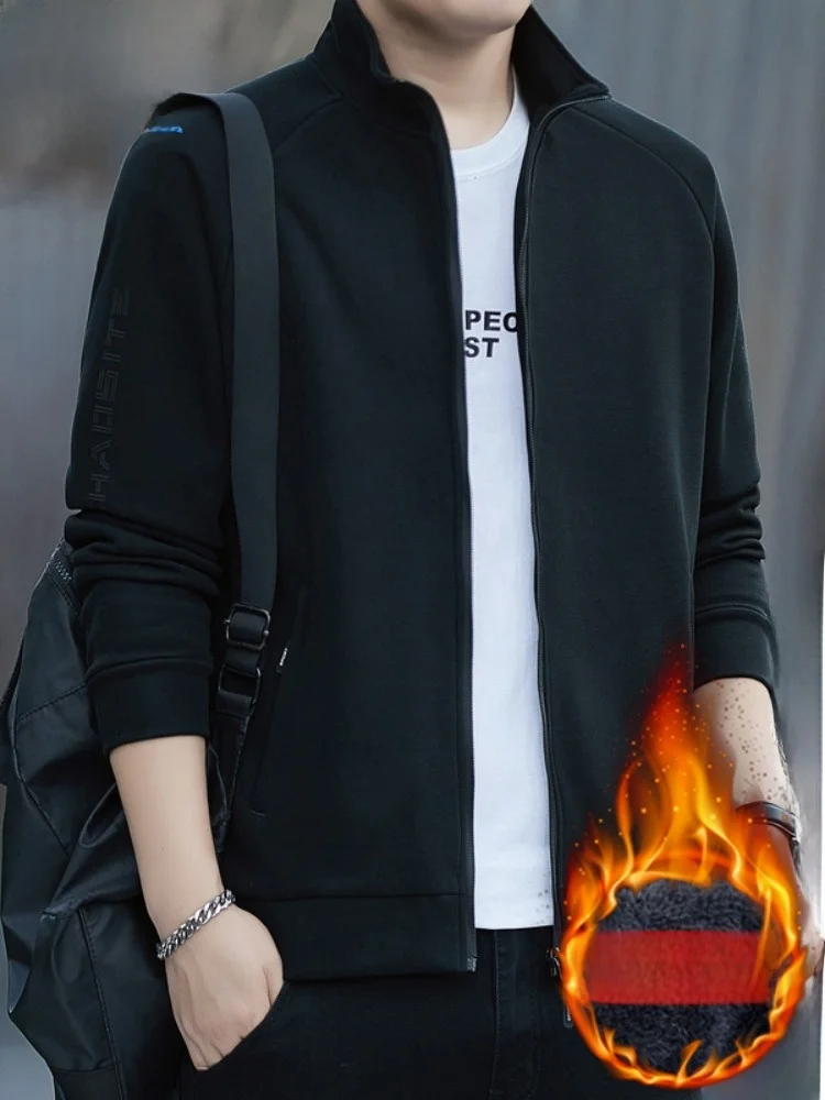 

Мужская верхняя одежда Paul: Модный кардиган на осень-зиму для мужчин среднего и молодого возраста, приталенный крой...