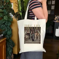 Kamala tote bag Ruth Bader Ginsburg canvas bag AOC Michelle Thug Life fun tote bag President Kamala 2024 shoulder bag feminism