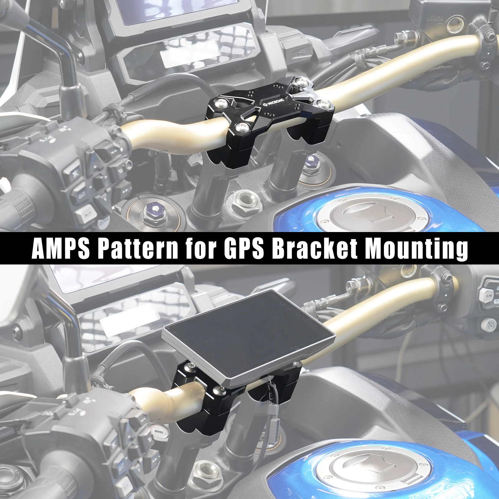 1 "ارتفاع دراجة نارية لتحديد المواقع بين قوسين أمبير جبل المقود الناهضون جبل المشبك لهوندا CRF1100L أفريقيا التوأم/مغامرة 2020-2024 2025