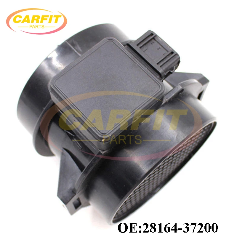 New OEM 28164-37200 2816437200 5WK9643 MAF Mass Air Flow Sensor For Hyundai SonataTucson Kia Magentis Optima Sportage Auto Parts