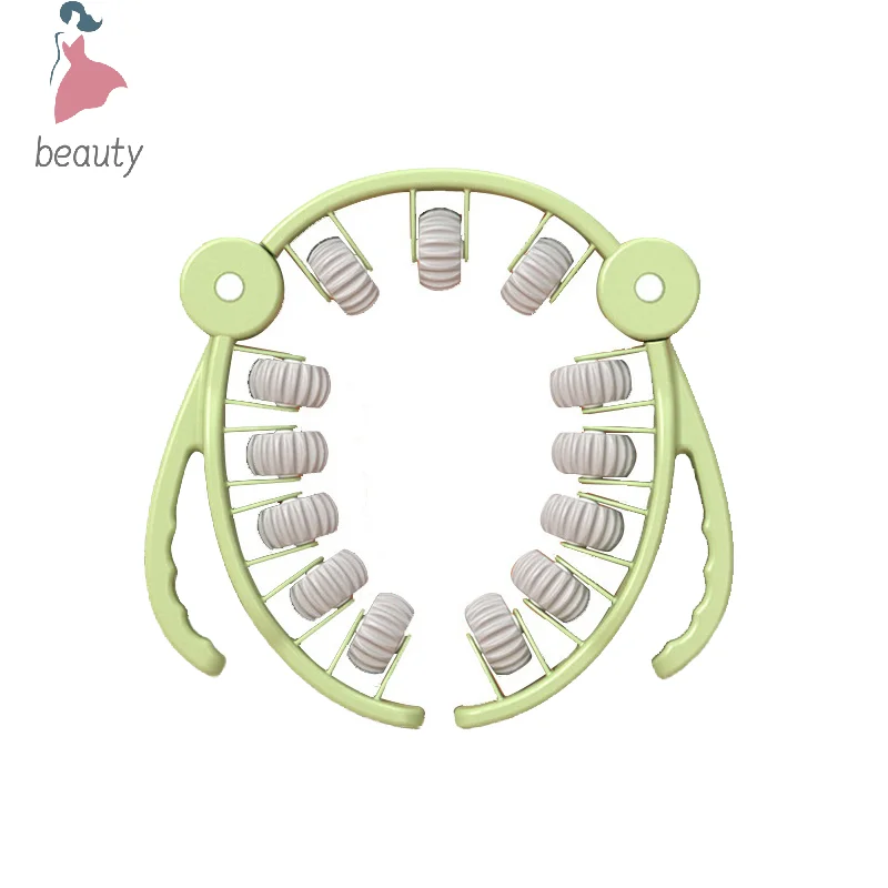 Músculos abdominais anel perna clipe redondo massageador rolo para cintura fogão para limpar o meridiano portátil celulite massagem ferramentas