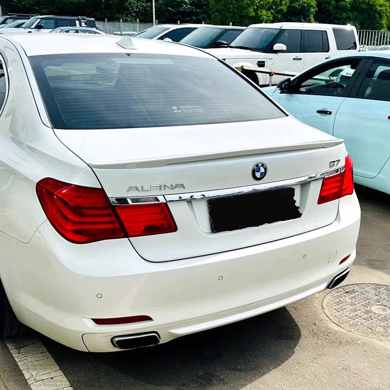 Für BMW 7er F01 F02 740i 750i Spoiler 2008 bis 2014 ABS-Material Carbon Heckklappenspoiler Ducktail Lippe Zubehör