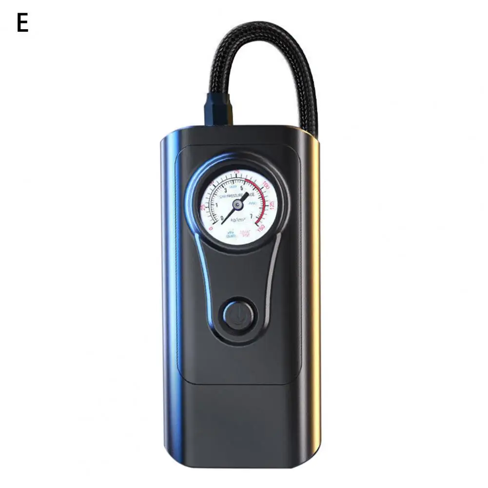 Air Compressor Sturdy LED Light 60W Accurate Pressure Measurement Car Air Compressor for Motorcycle