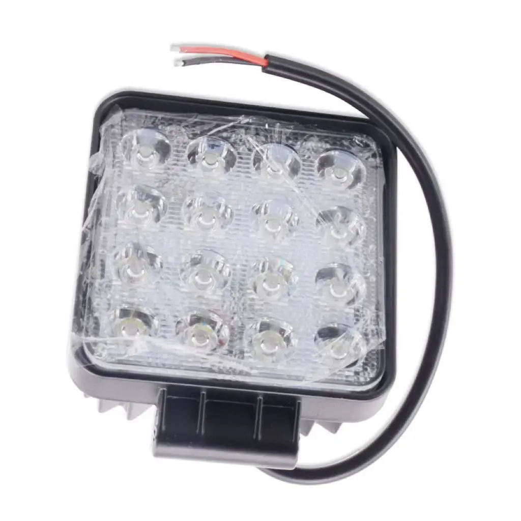 excavator parts for 16-bead 48W LED square lamp excavator headlight