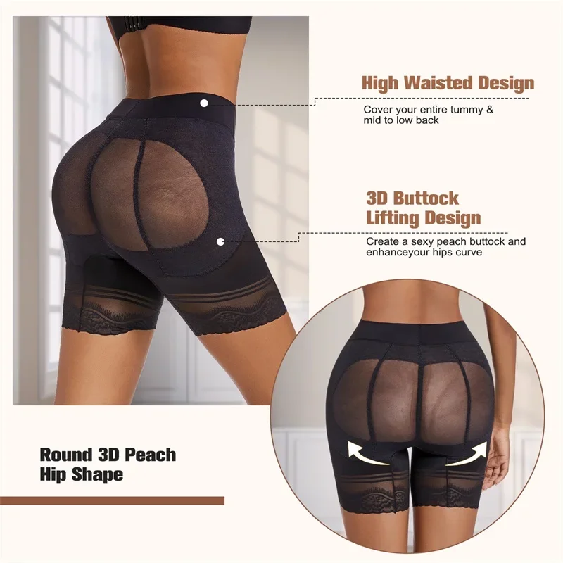 MiiOW Shape Wear Women Tummy Control Body Shaper Underwear Girdle Waist Trainer Slimming Large Sexy Lace Women\'s Shaper Panties