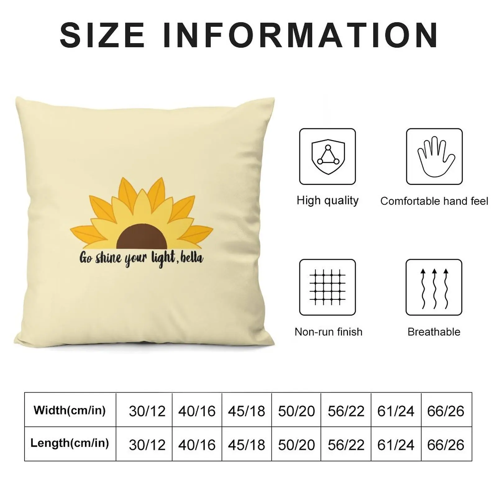 Sunflower Marina Maya Bishop Carina DeLuca Throw Pillow Decorative Cushion Cover Decorative pillow case pillow