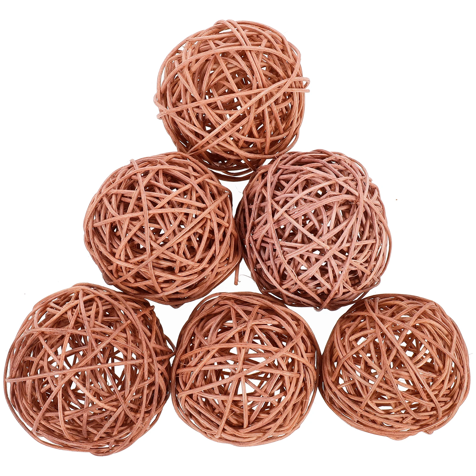 

Decorative Rattan Balls Hanging Spheres for Wall DIY Craft Projects Patio Home Mall Dining Room Office Space Party Decor
