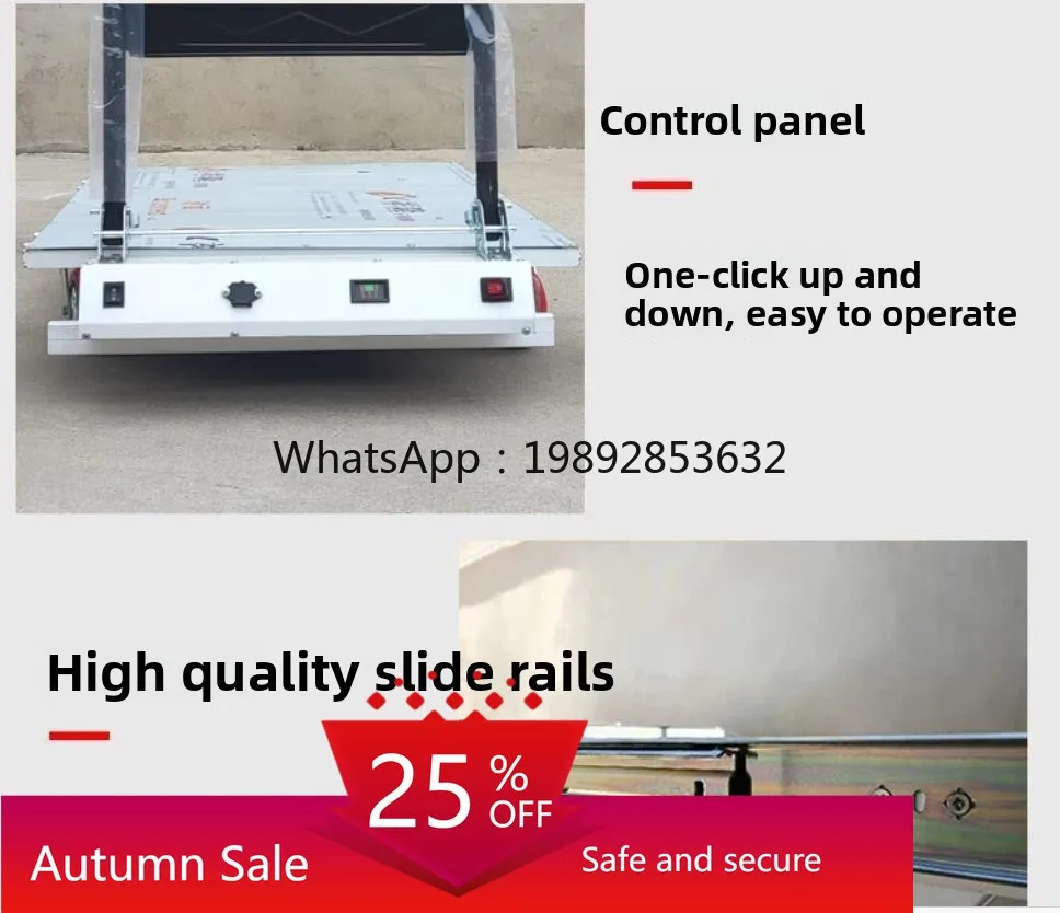 

lift cart Small portable truck lift flatbed truck Loading and unloading artifact