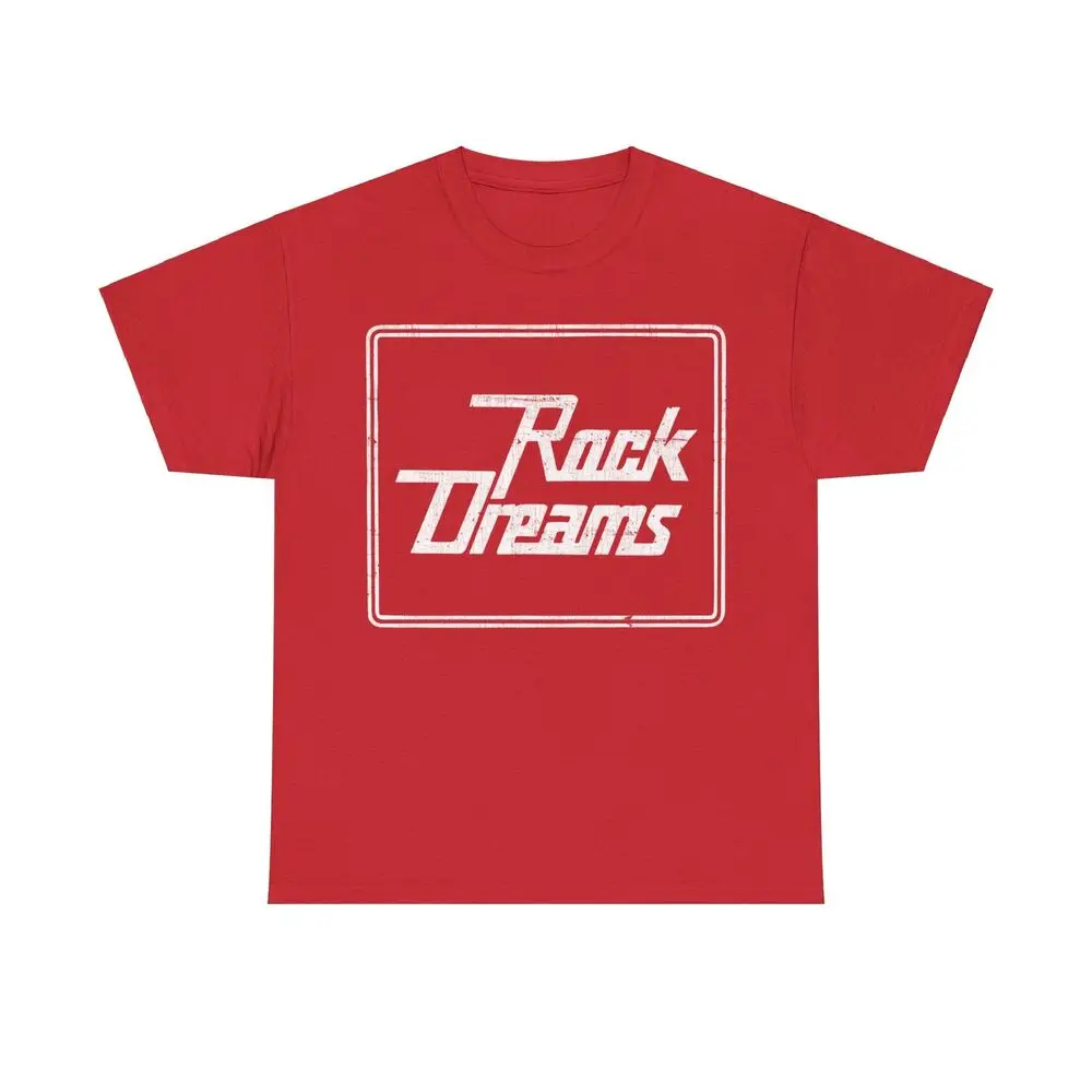 Rock Dreams Retail Record Store Retro Nostalgic T-shirt  Cotton Luxury brand vintage oversized