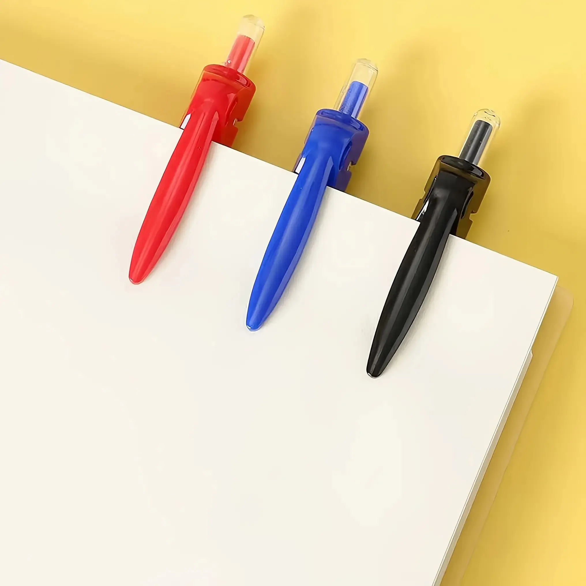 50-teiliges Kugelschreiber-Set, 0,5 mm, einziehbar, robustes Kunststoffgehäuse, reibungsloses Schreiben, inklusive Tintenpatronen, perfektes Geschenk für das Büro – Detail 4