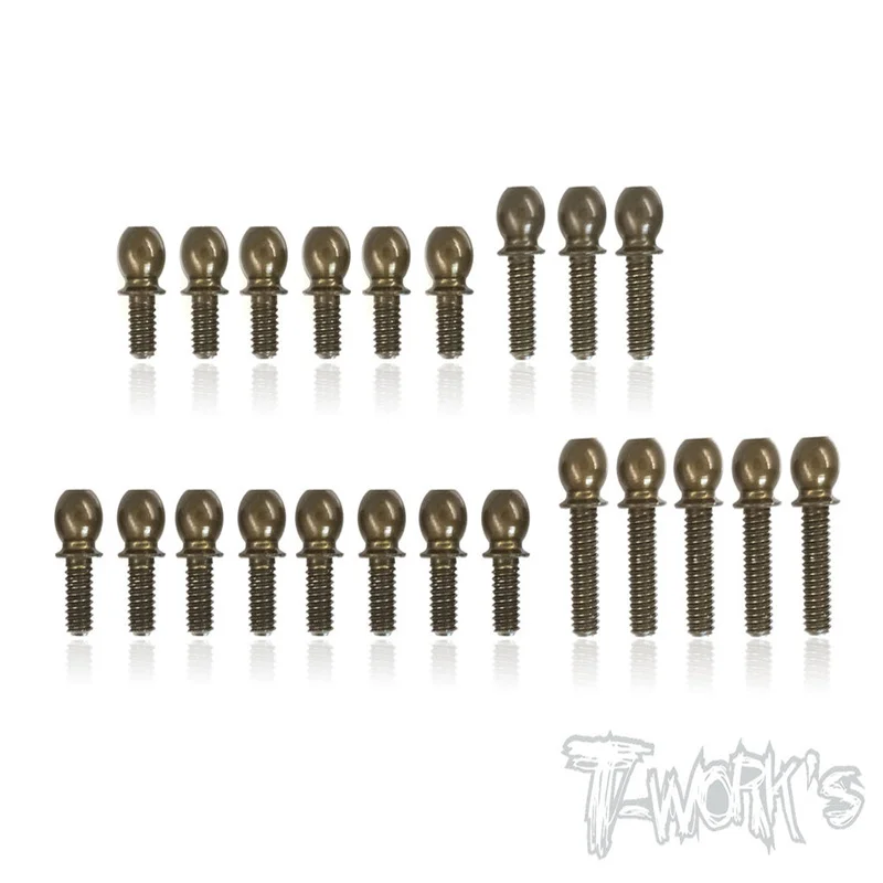 

Original T works TE-205-T419 7075-T6 Hard Coated Alum.Ball End Set ( For Xray T4'19 ) Rc part