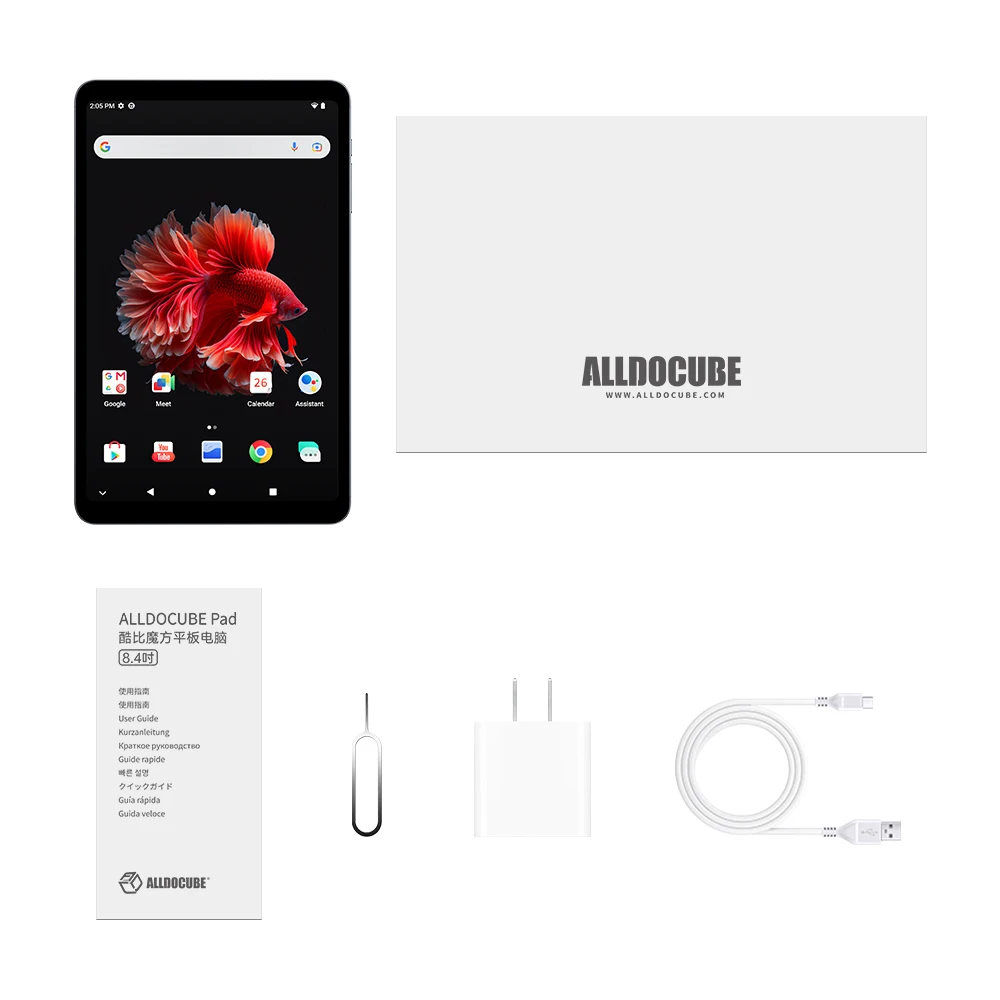 ALLDOCUBE iPlay 50 Mini 8.4 Inch Tablet PC 4+8GB RAM 64+512GB Storage 4G LTE Android 13 UNISOC T606 4000mAh Battery FHD+ Display
