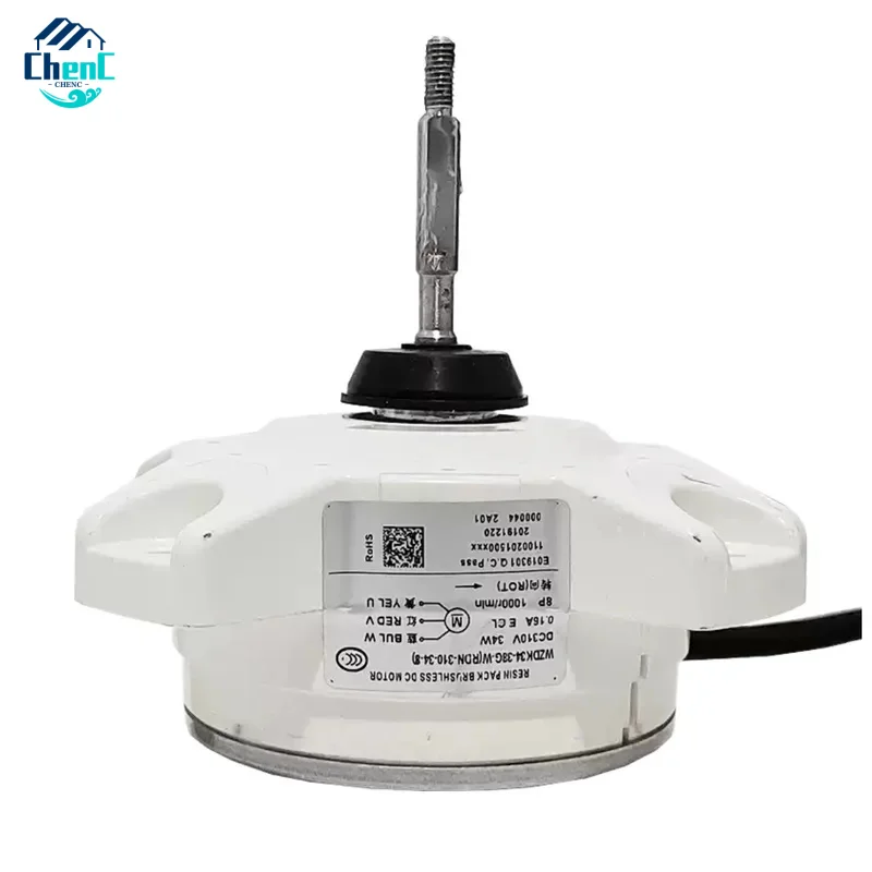 Nuevo para unidad exterior de aire acondicionado de frecuencia variable Midea WZDK34-38G-W ZKFN-34-10-1 RDN-310-34-8 DC motor sin escobillas DD