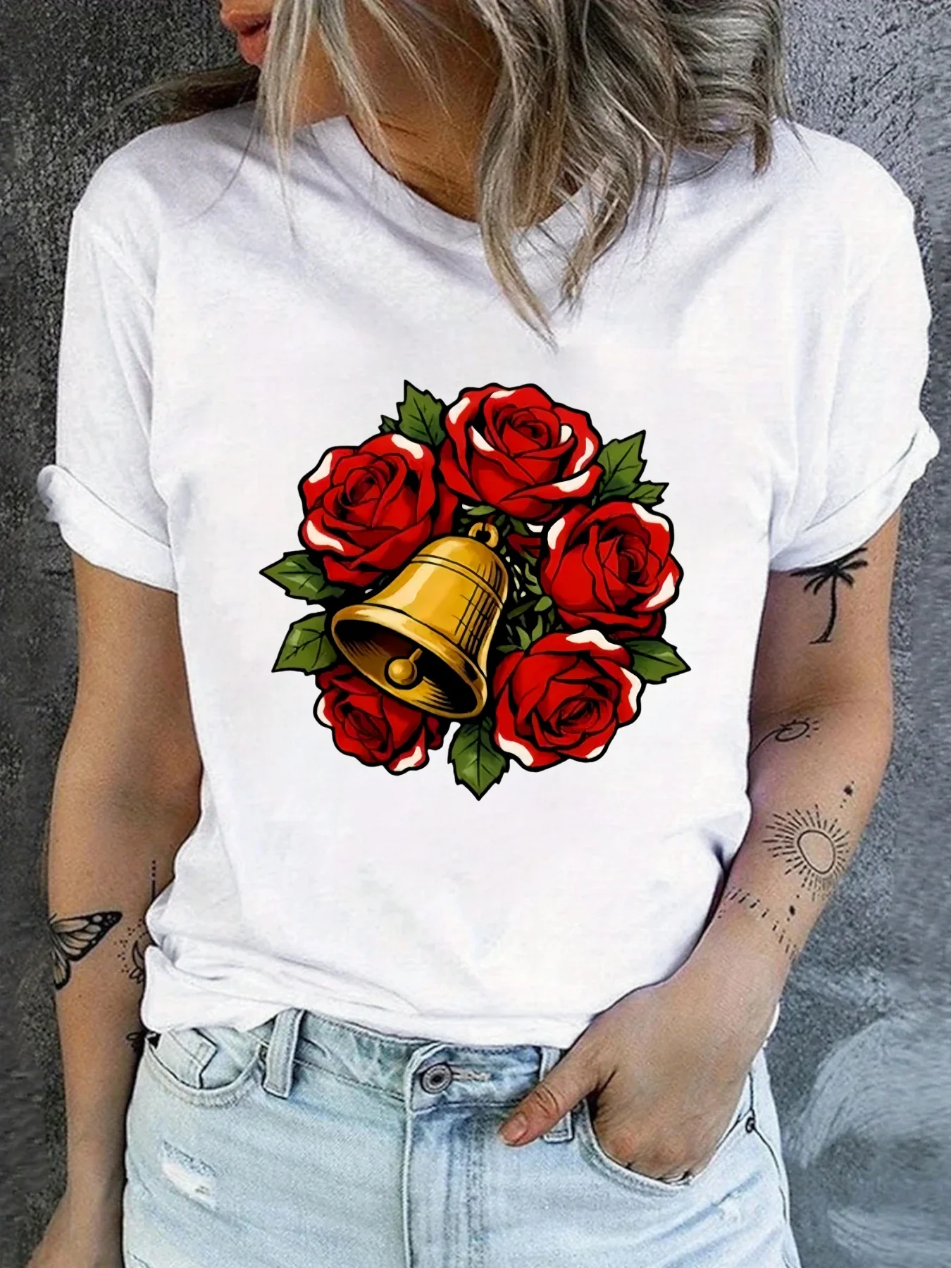 موضة الجرس الدائري الوردي، هوديي نسائي عصري، ملابس للعطلات #1