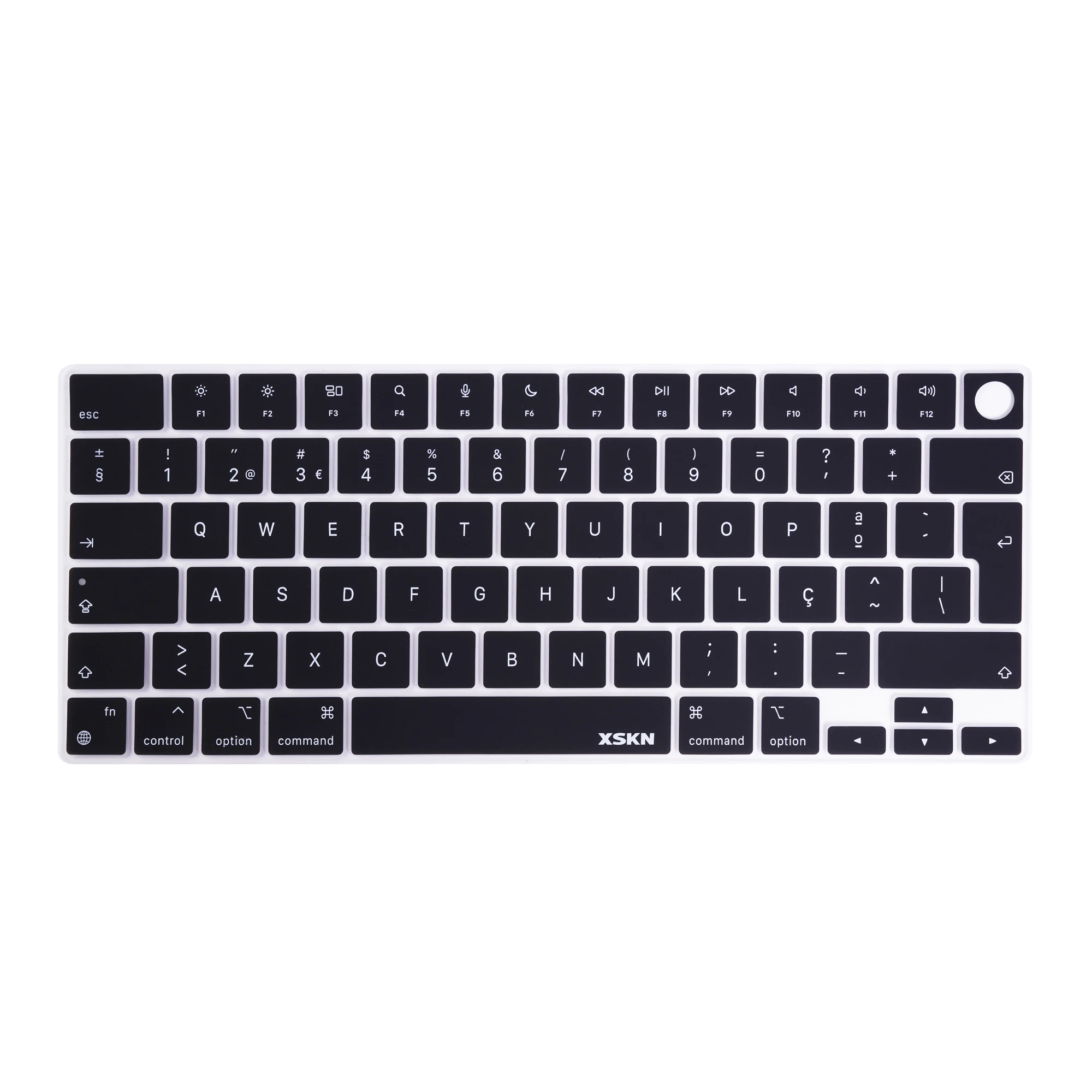 

XSKN EU Portuguese Silicone Keyboard Cover for 2022+ Macbook Air 13.6/15.3 inch with Touch ID M2 M3 Protective Silicone Skin