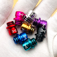 DSX Bone Man Style 510 Drip Tip Aluminum Mouthpiece For Dotaio Box/SXK BB Box Mod RTA RDA Atomizer Tank Vape Accessories